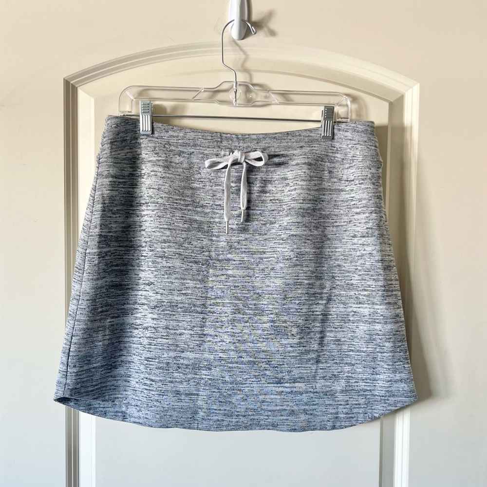Style & Co. Heathered Gray Active Skort Medium | Athletic Tennis Golf Athleisure